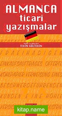 Almanca Ticari Yazışmalar — Tekin Gültekin kitap kapağı