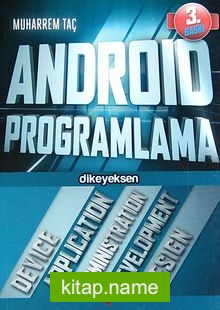 Android Programlama — Muharrem Taç kitap kapağı
