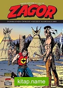 Efsane Zagor 10 (Maxi 11-12) Tonka'nın Öfkesi - Kuzey Kartalları kitap kapağı