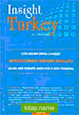 Insight Turkey Vol.11 No.1 2009 kitap kapağı