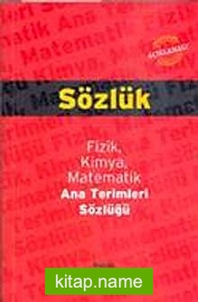 Sözlük / Fizik Kimya Matematik Ana Terimleri Sözlüğü — Oktay Sinanoğlu kitap kapağı