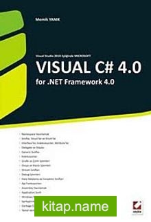 Visual Studio 2010 ile Microsoft Visual C# 4.0 for .NET Framework 4.0 — Memik Yanık kitap kapağı