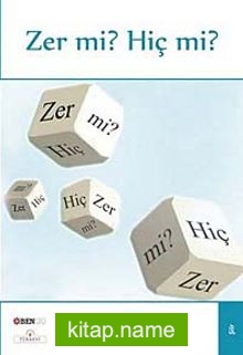 Zer mi? Hiç mi? — Yavuz Nufel kitap kapağı