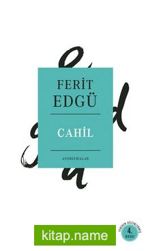 Cahil — Ferit Edgü kitap kapağı