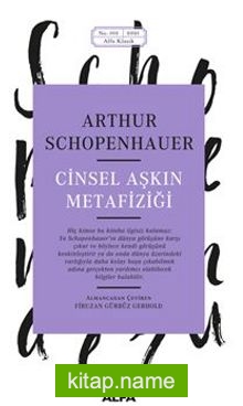 Cinsel Aşkın Metafiziği — Arthur Schopenhauer kitap kapağı