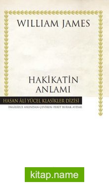 Hakikatin Anlamı (Ciltli) — William James kitap kapağı