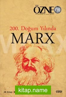 Özne 28. Kitap 200. Doğum Yılında Marx kitap kapağı