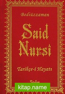 Said Nursi Tarihçe-i Hayatı (Cep Boy Vinleks) (12x17) (Kod:192) — Bediüzzaman Said Nursi kitap kapağı