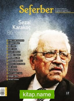 Seferber İki Aylık Gençlik ve Edebiyat Dergisi Sayı:17 Kasım 2019 kitap kapağı