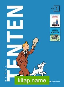 Tenten Cilt: 1 (Ciltli) Tenten Sovyetler'de - Tenten Kongo'da — Herge kitap kapağı
