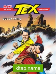 Tex Maxi Cilt 8 / Büyük Yarış — Pasquale Ruju kitap kapağı