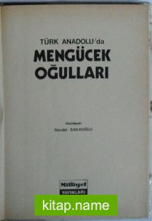 Türk Anadoluda Mengücekoğulları (Kod:8-E-9) — Necdet Sakaoğlu kitap kapağı