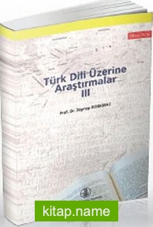 Türk Dili Üzerine Araştırmalar 3.Cilt — Prof. Dr. Zeynep Korkmaz kitap kapağı
