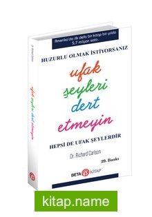 Ufak Şeyleri Dert Etmeyin — Richard Carlson kitap kapağı