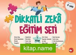 Dikkatli Zeka Eğitim Seti 1. Kitap (4 Yaş) kitap kapağı