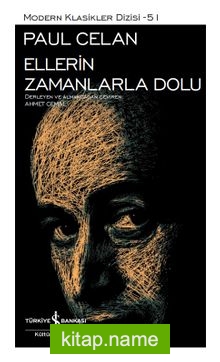 Ellerin Zamanlarla Dolu (Ciltli) — Paul Celan kitap kapağı